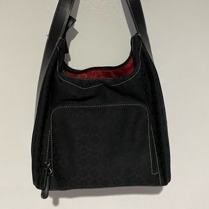 Used Black Nine West Shoulder Bag.